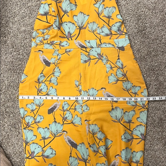 ANTHROPOLOGIE | Varun Bahl Warbler Yellow Floral Jumpsuit NWT Size 12 - Picture 14 of 14
